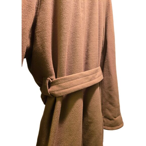 Vintage Donnybrook Caramel Brown Double-breasted Full Length Coat 10T - Picture 3 of 6